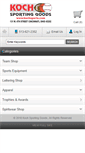 Mobile Screenshot of kochsports.com